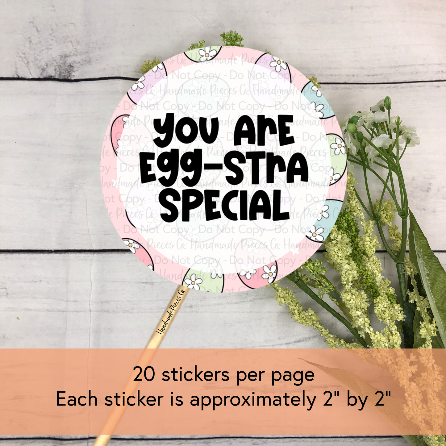 You Are Egg-stra Special - Packaging Sticker, Easter Theme 2023