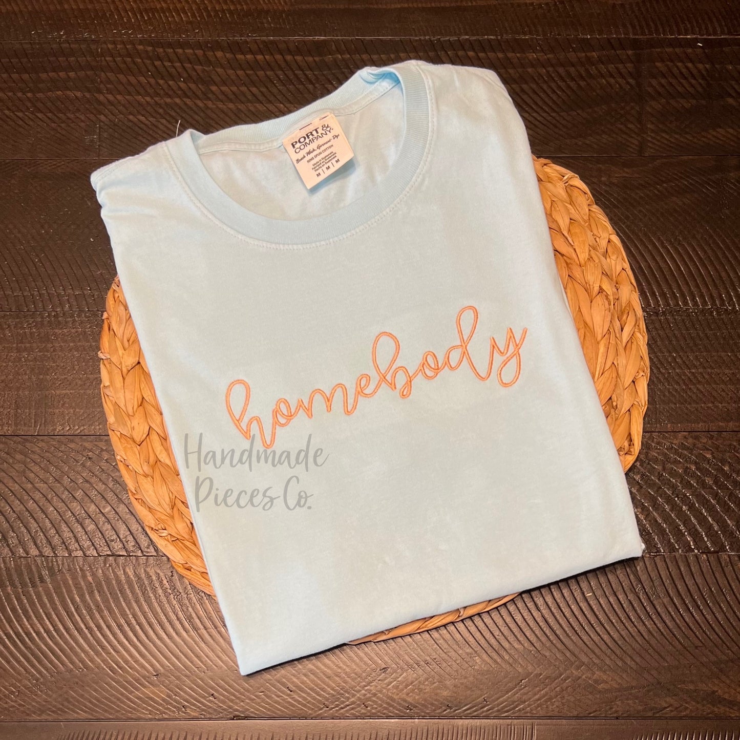 Sample Collection - Homebody Embroidered Tee - Size Adult Medium