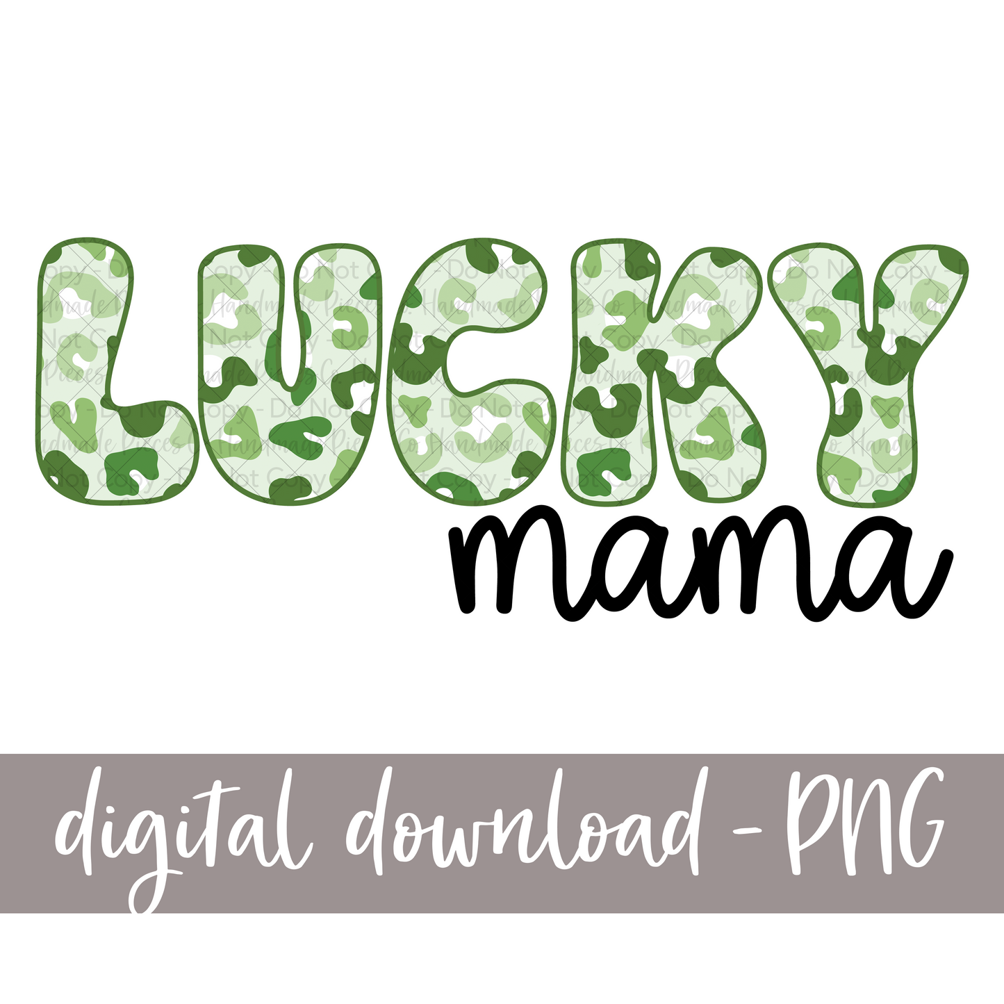 Lucky Mama, Green Leopard - Digital Download