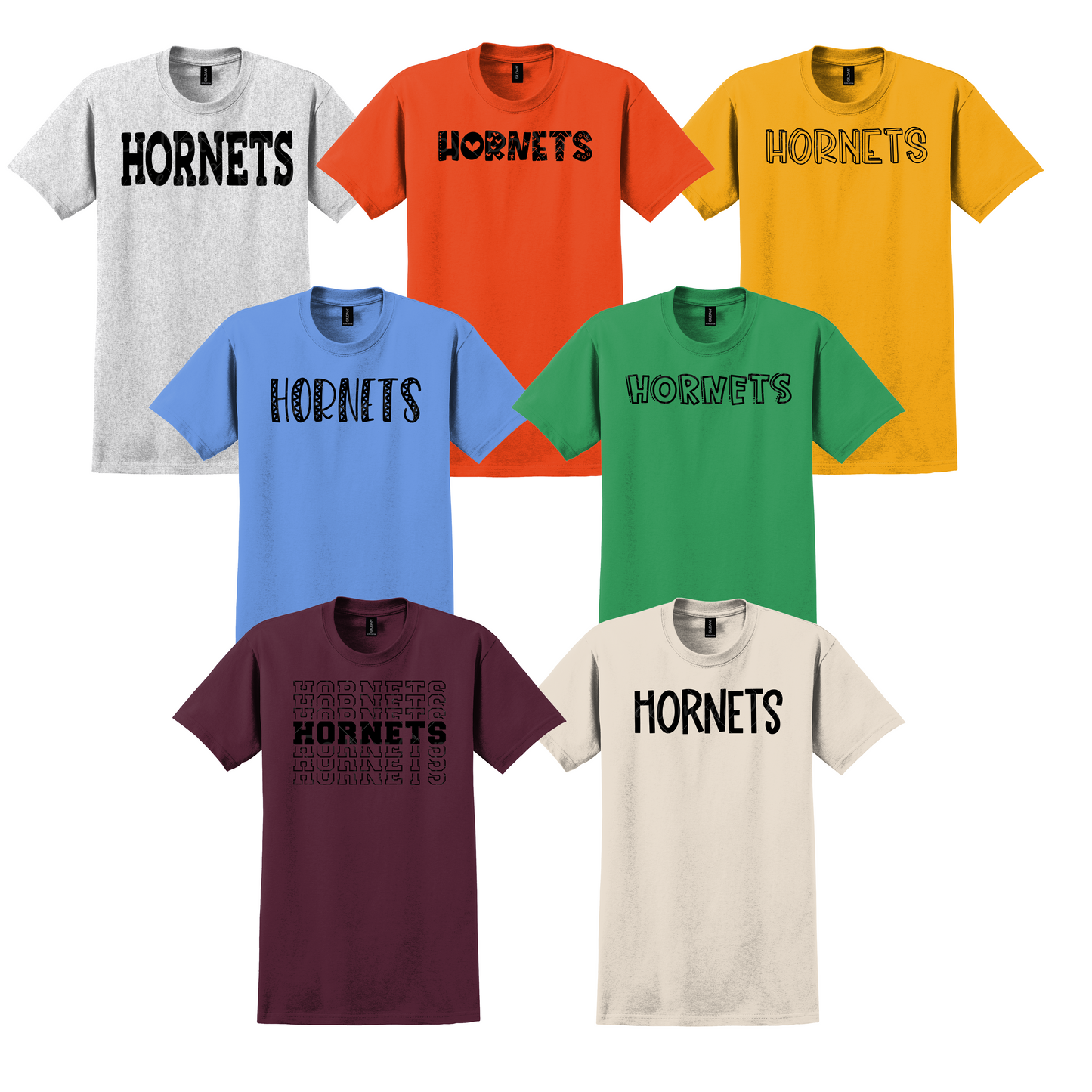 Hornets School Mascot PNG/SVG Bundle - Digital Download