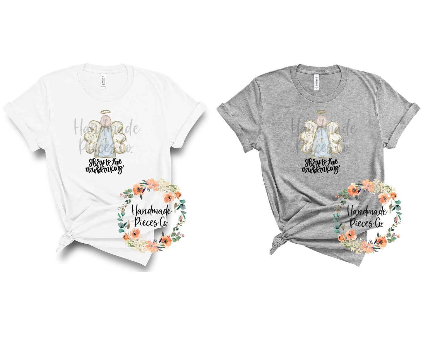 Angel, Glory to the Newborn King - Sublimation or HTV Transfer