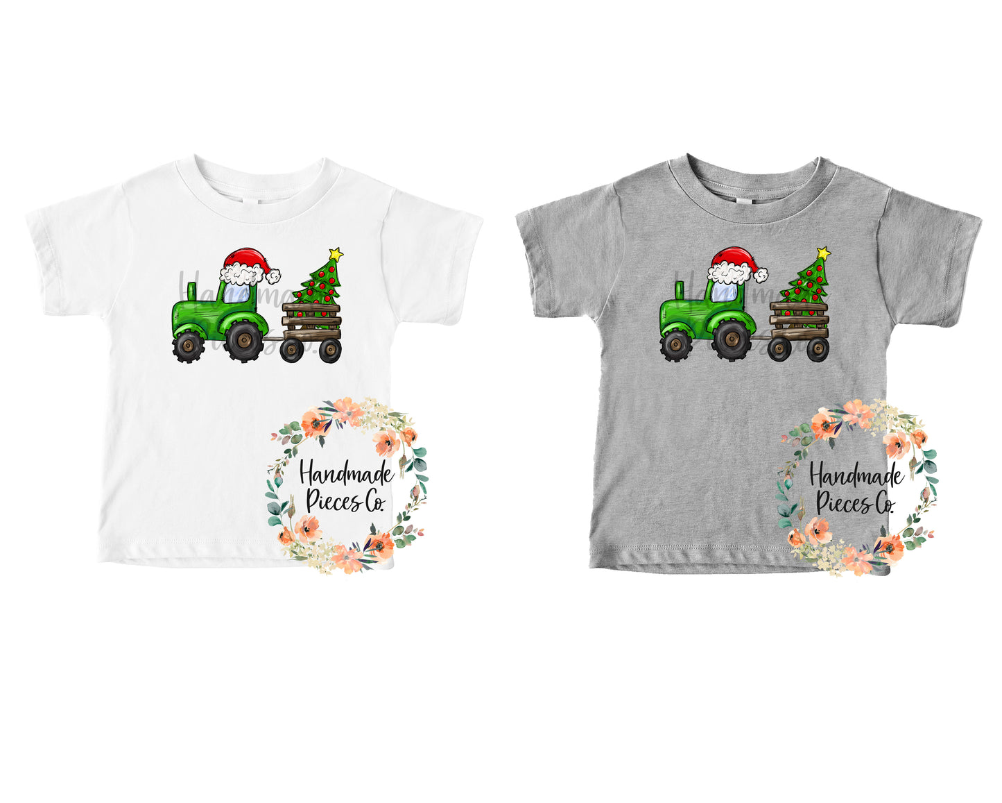 Christmas Tractor - Sublimation or HTV Transfer