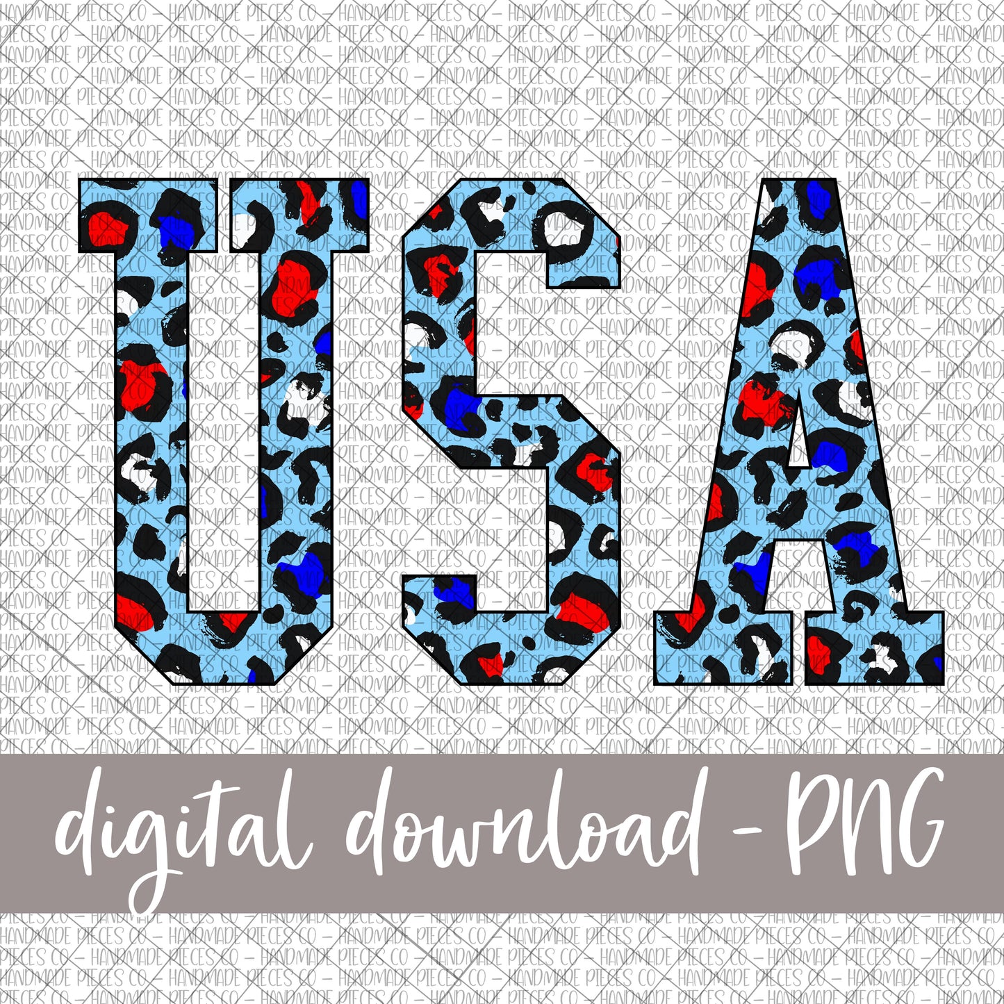 USA, Leopard Patriotic Version 3 - Digital Download