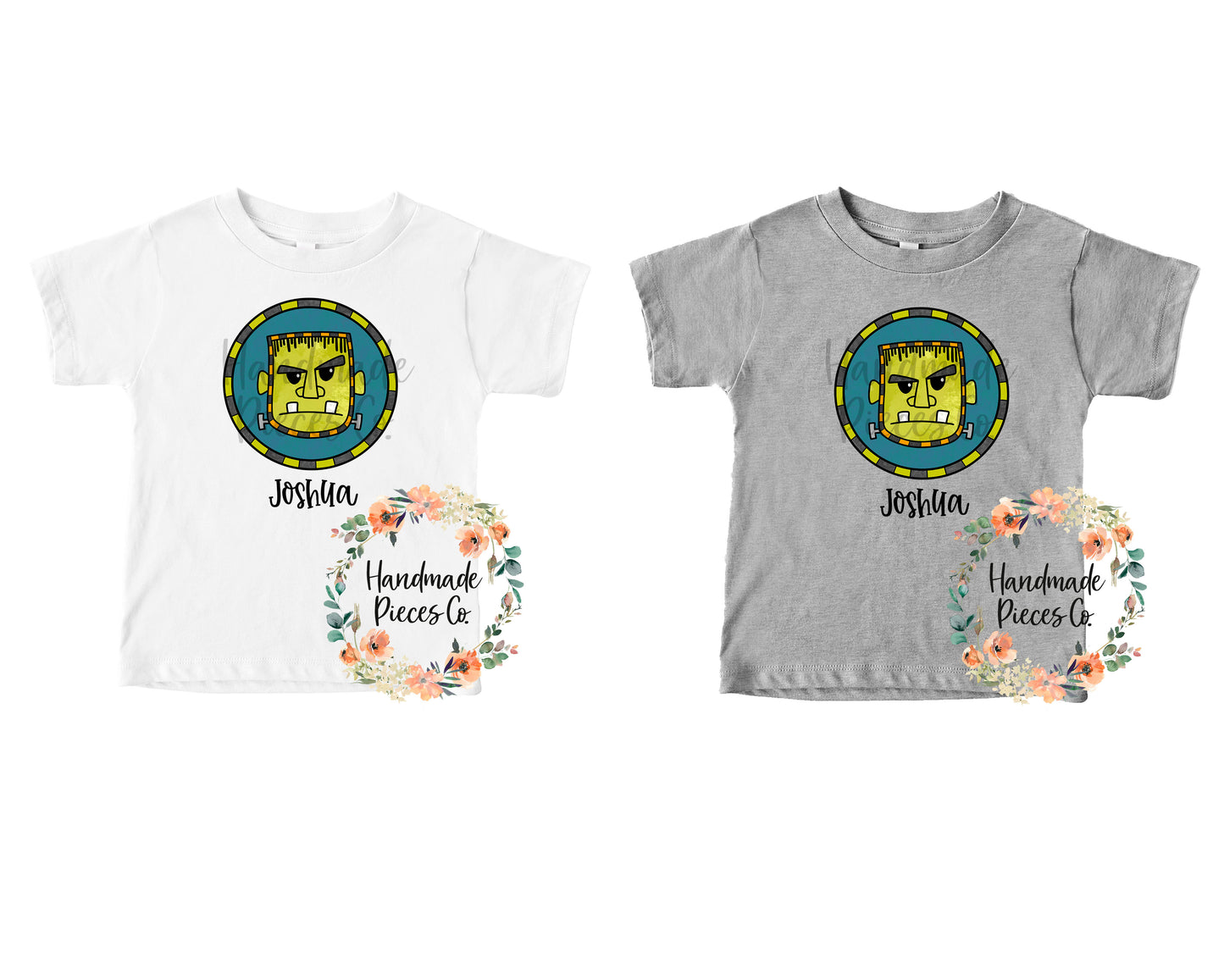 Frankenstein, Frame, Boy - Name Optional - Sublimation or HTV Transfer