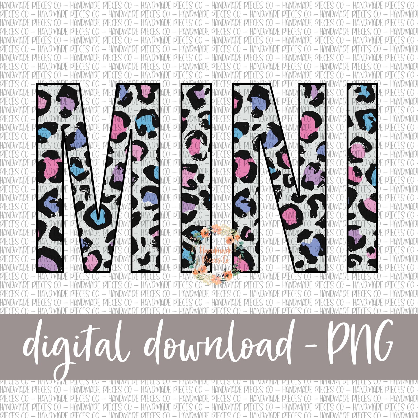 Mini, Leopard Spring Pastel - Digital Download