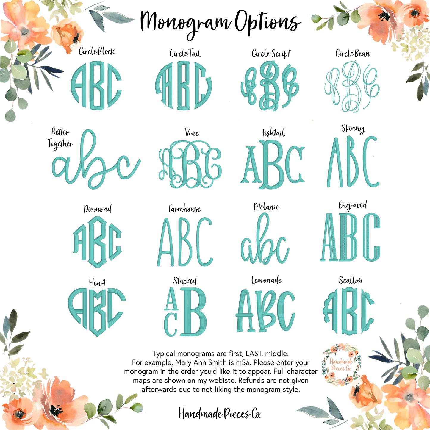 Star Frame Embroidered Monogram T-Shirt, Adult