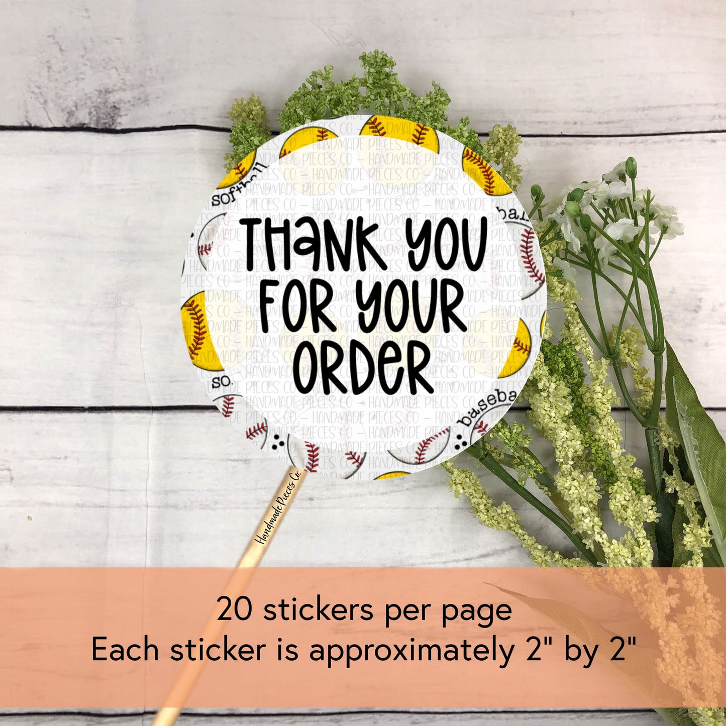 Thank You for Your Order - Packaging Sticker, Ball Life Theme