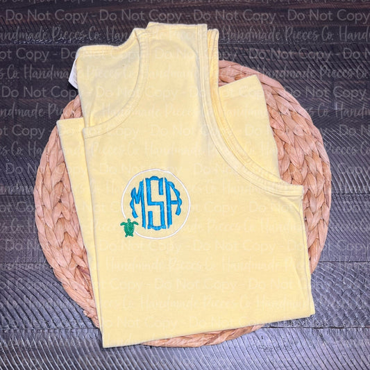 Summer Monogram Embroidered Garment (Multiple Designs) - Adult