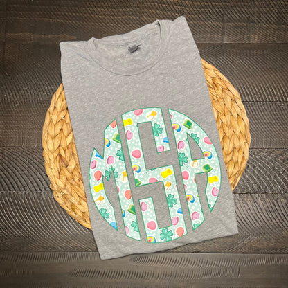 Lucky Charms Graphic Monogram TShirt - Youth/Adult