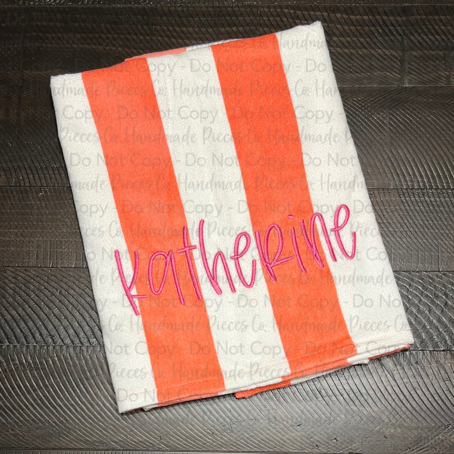 Embroidered Beach Towel