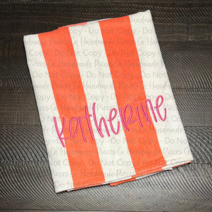 Embroidered Beach Towel