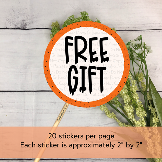 Free Gift - Packaging Sticker, This is Halloween Theme