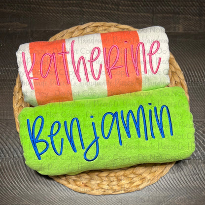 Embroidered Beach Towel