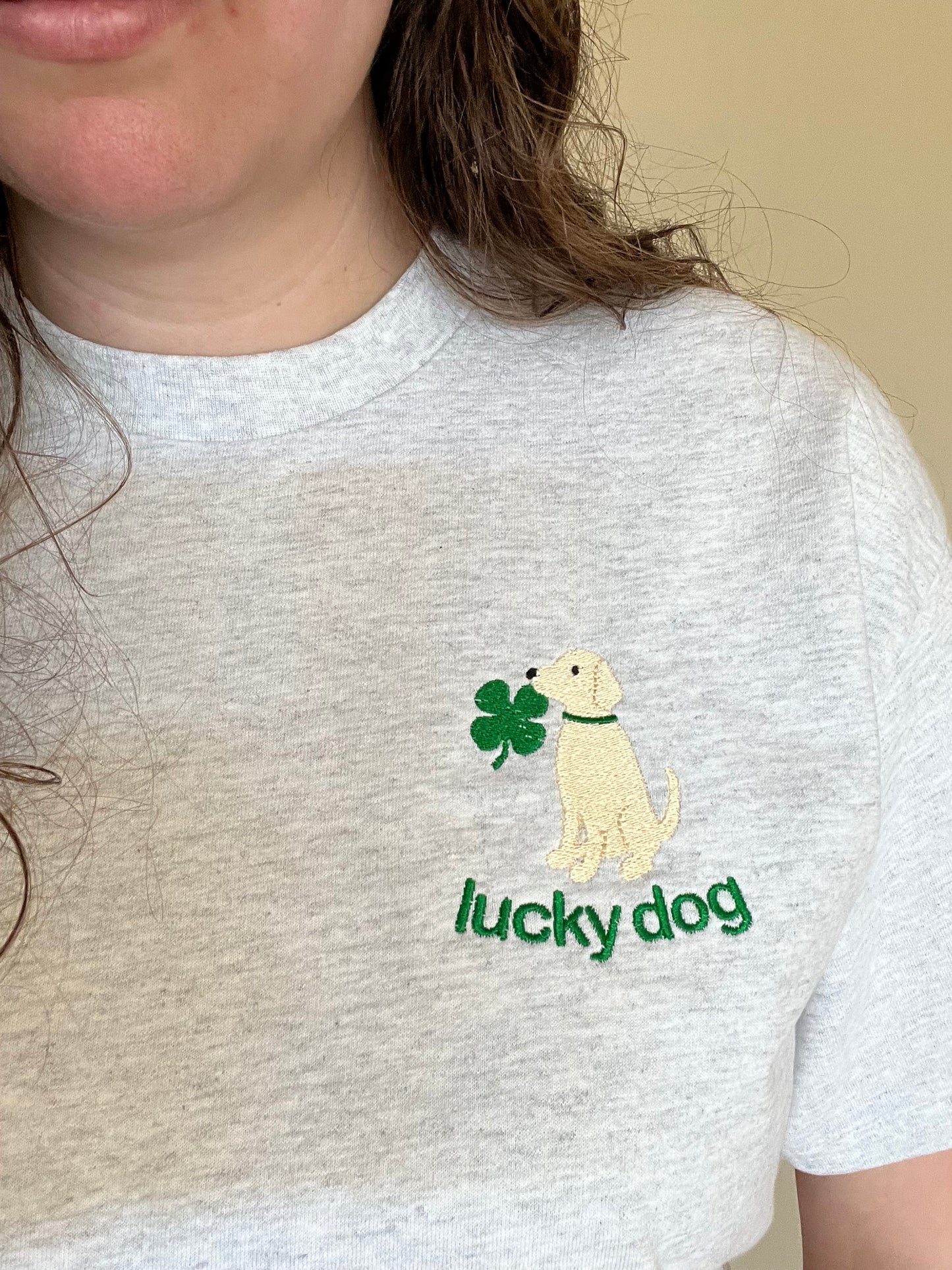 Lucky Dog Embroidered Garment - Youth/Adult