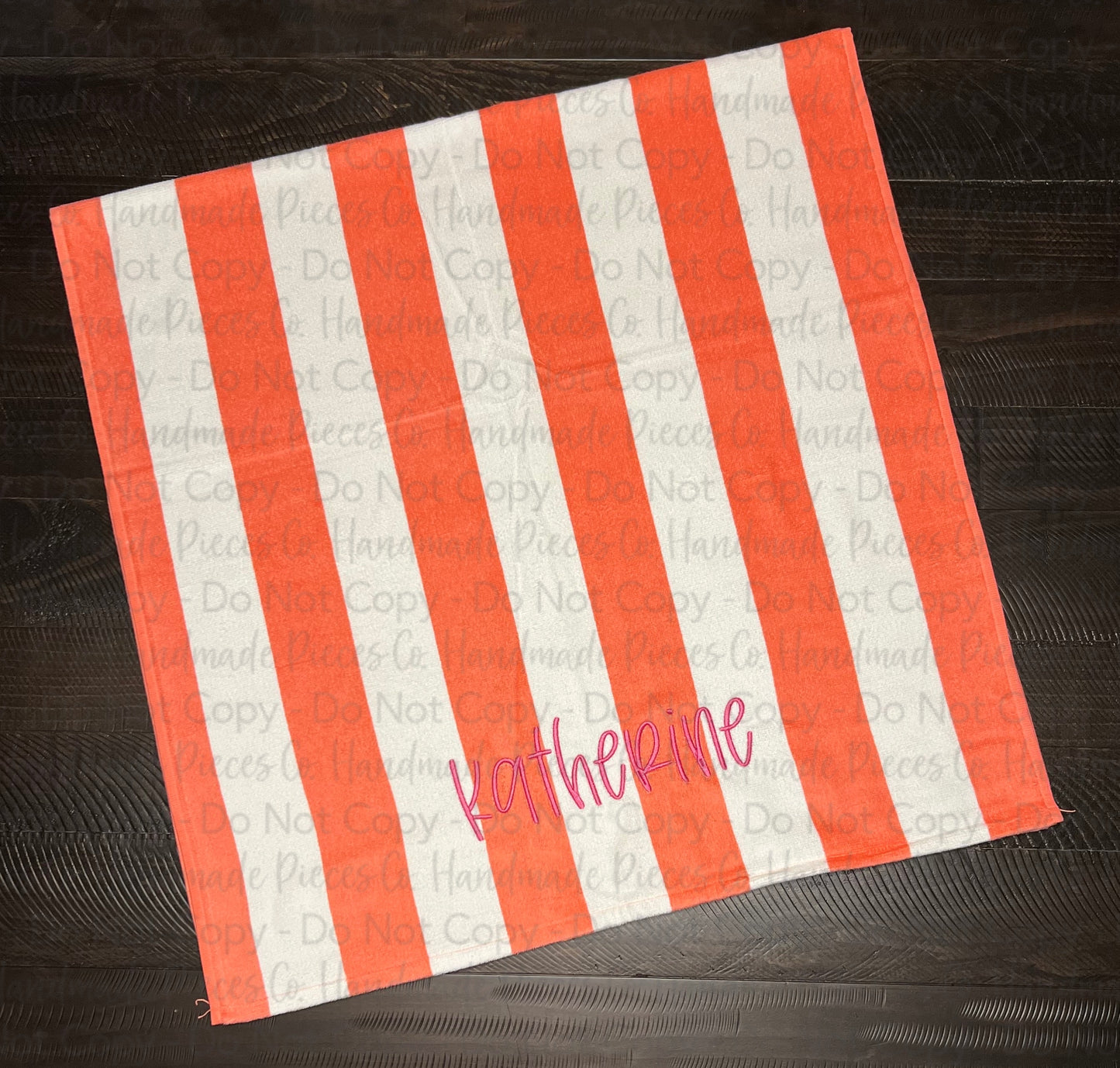 Embroidered Beach Towel