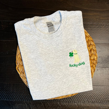 Lucky Dog Embroidered Garment - Youth/Adult