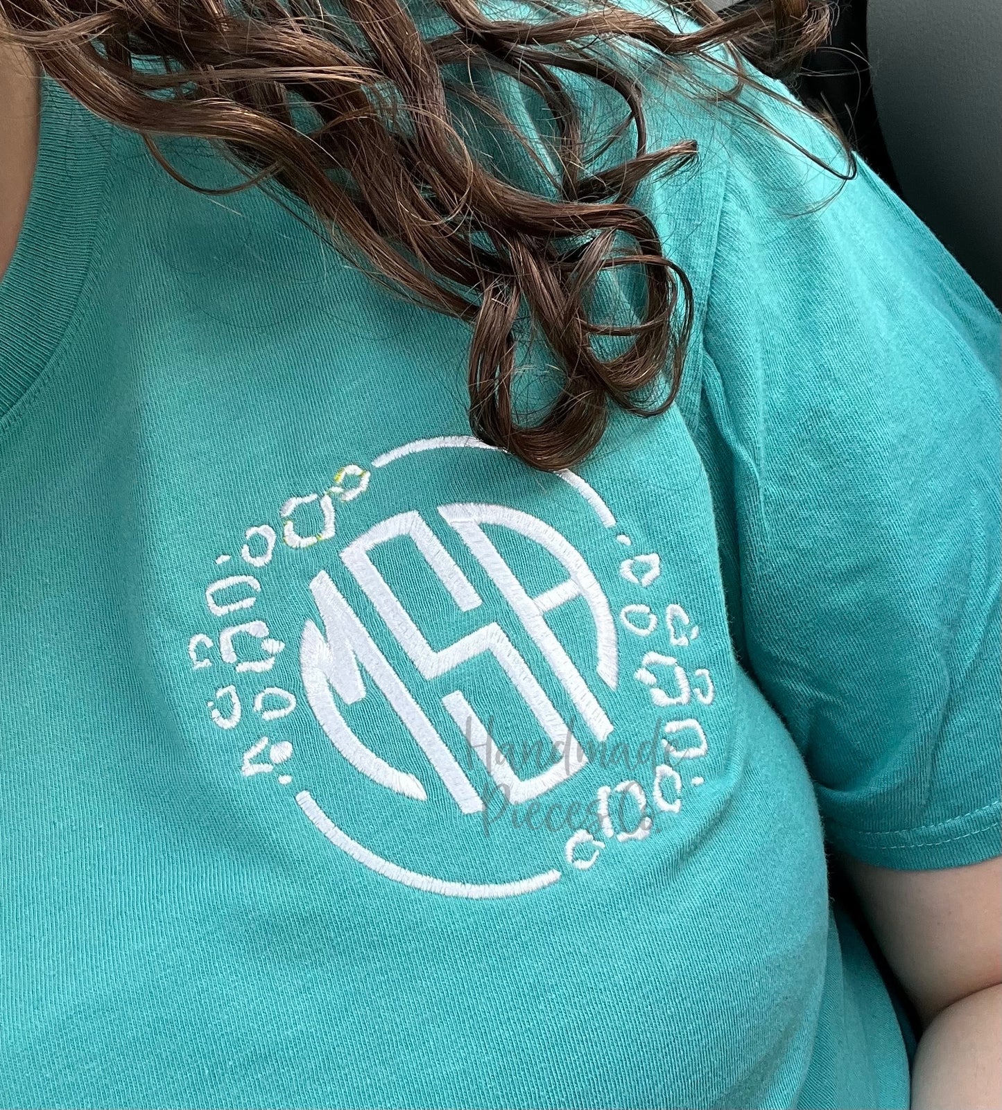 Leopard frame with Monogram Embroidered Garment - Adult