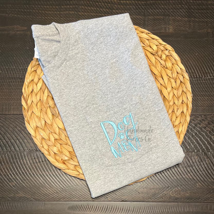 Dog Mom Embroidered Garment - Adult