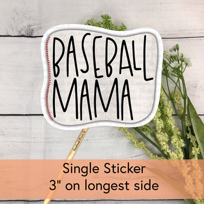 Baseball Mama - Vinyl Sticker