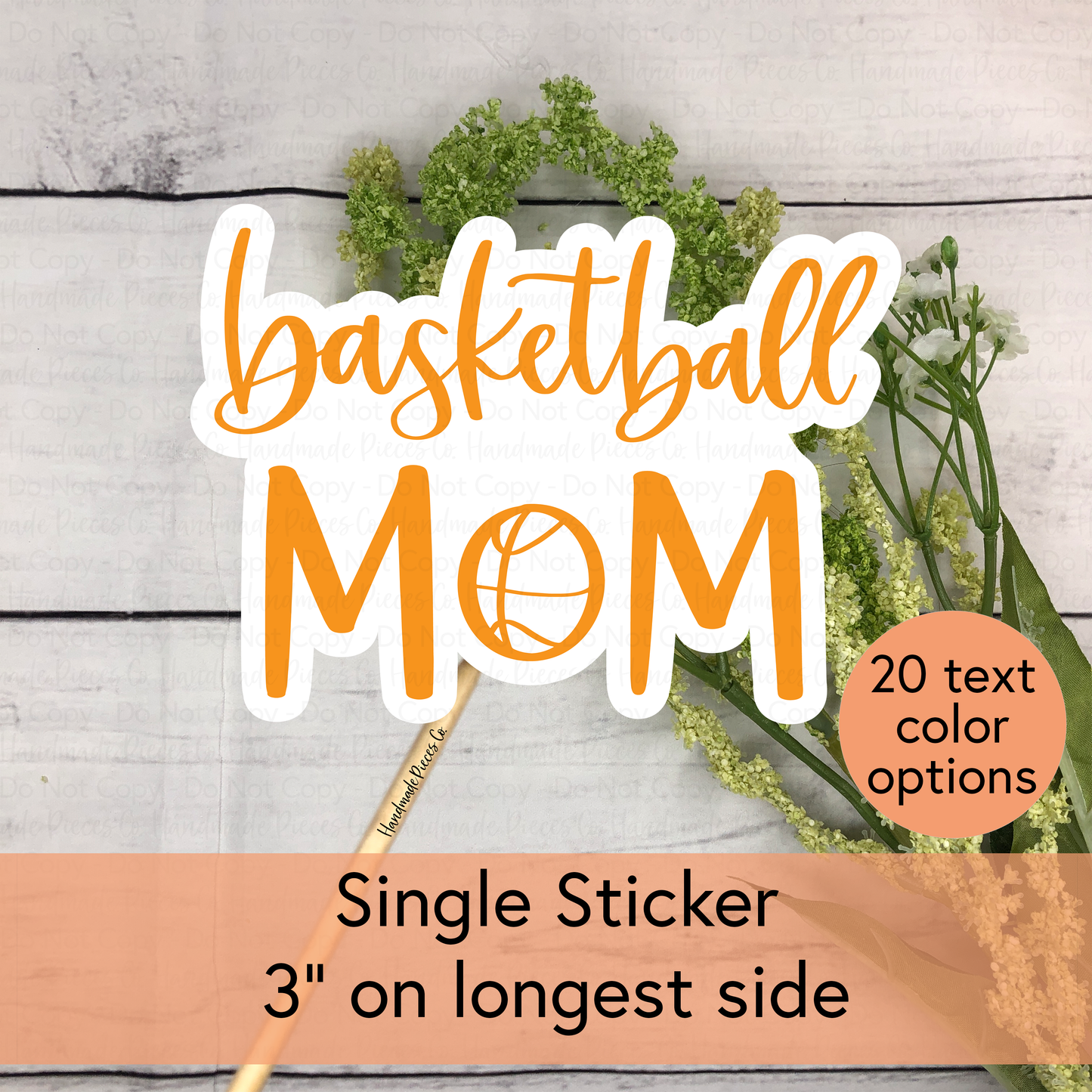 Basketball Mom - Vinyl Sticker