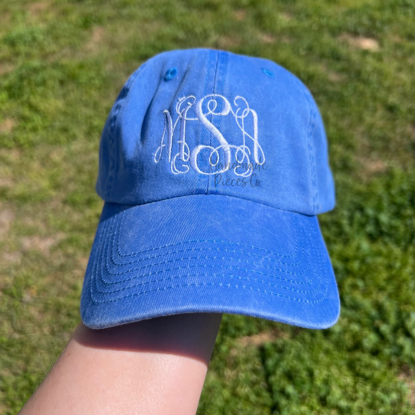 Embroidered Monogram Baseball Hat/Cap