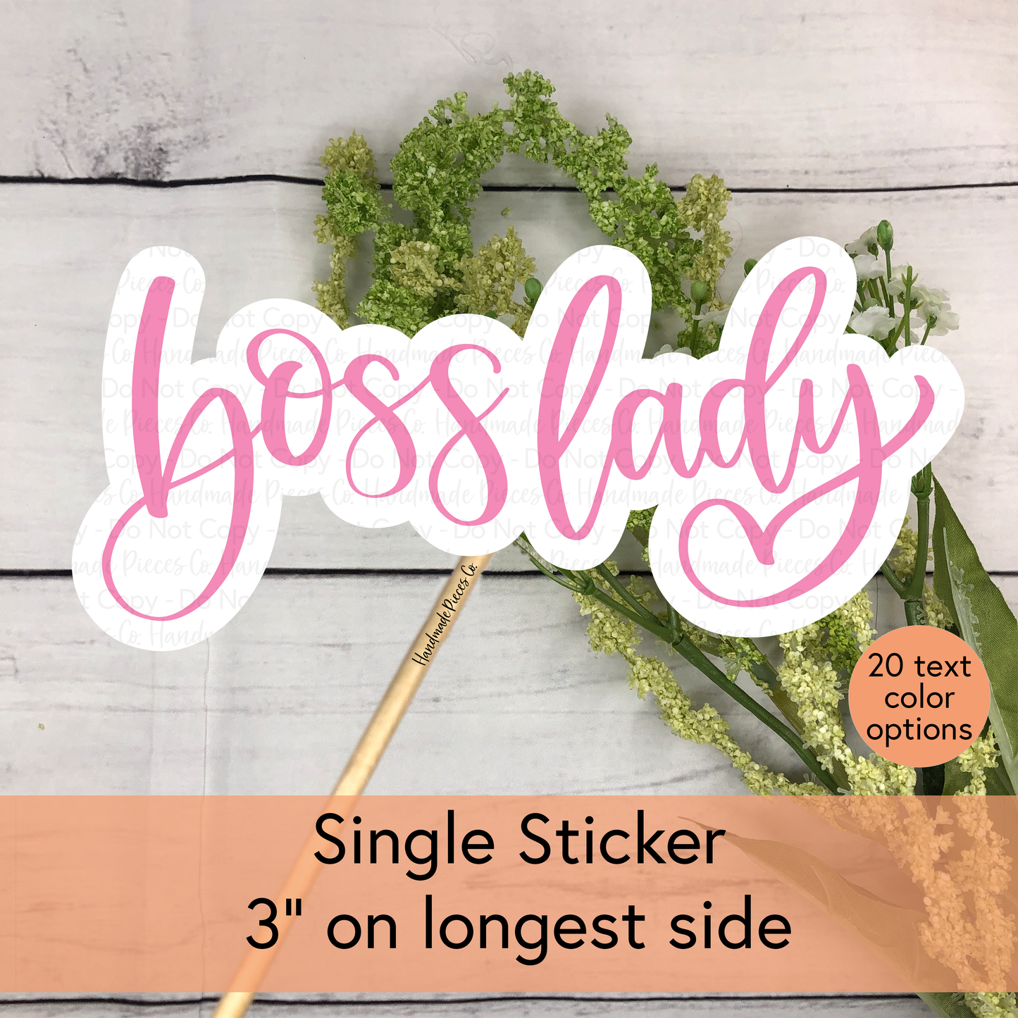 Boss Lady - Vinyl Sticker