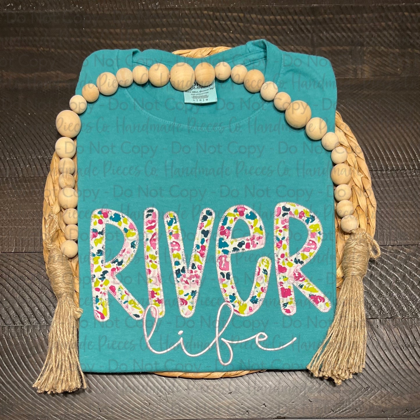 River Life Embroidered Applique Garment - Adult