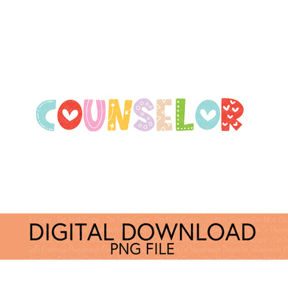 Colorful Teachers, Grades, and School Clubs PNGs - Digital Download