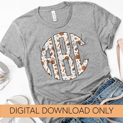 Halloween Treats, 2 Monogram - Multiple Styles - Digital Download