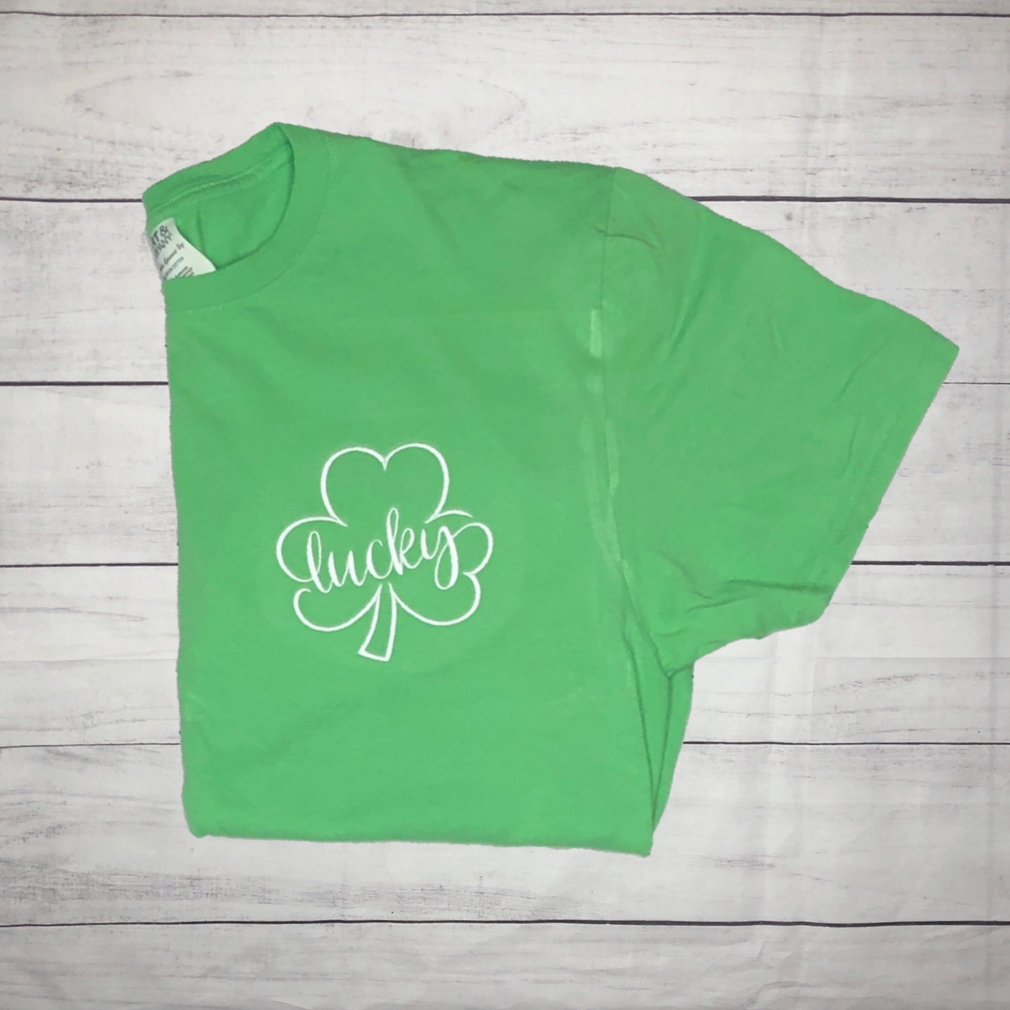 Lucky Shamrock Embroidered Garment - Youth/Adult