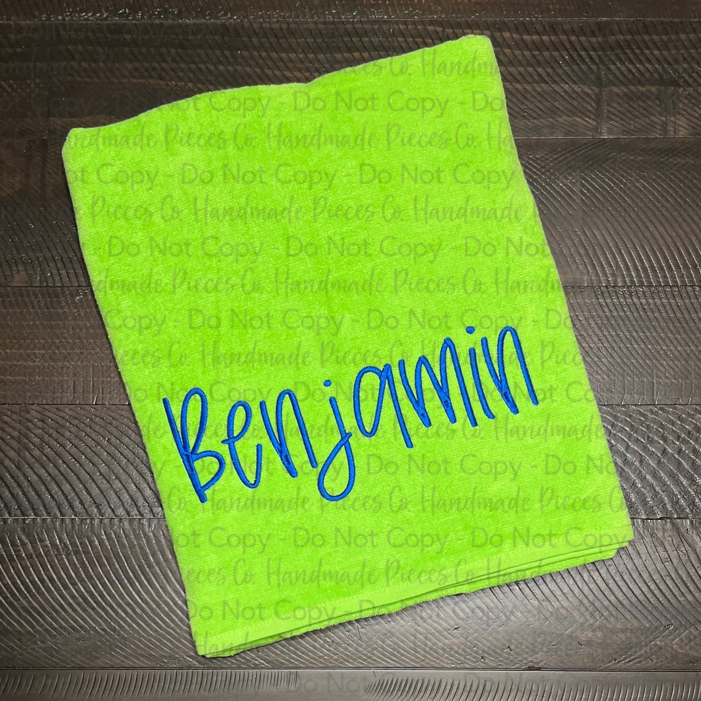 Embroidered Beach Towel