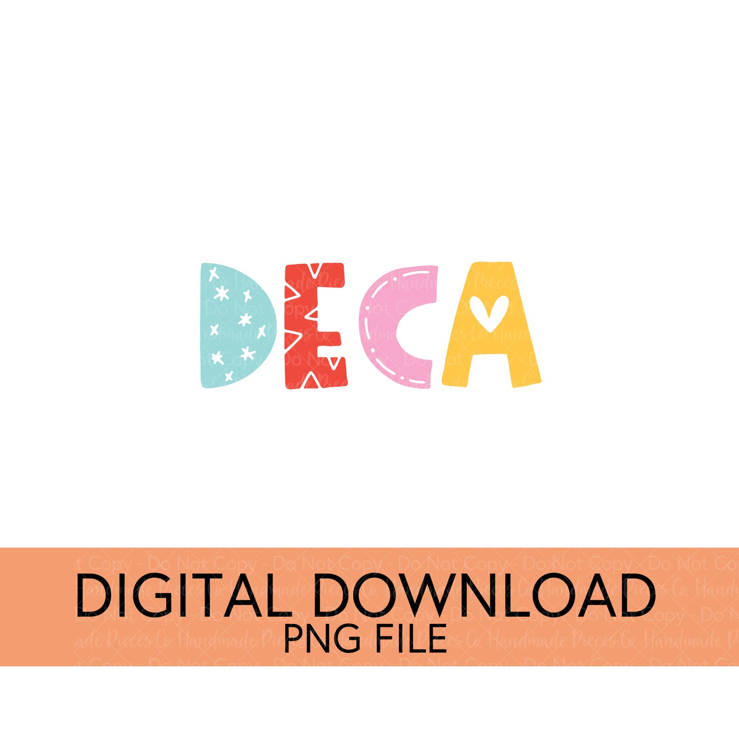 Colorful Teachers, Grades, and School Clubs PNGs - Digital Download