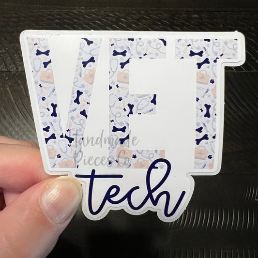 Vet Tech - Vinyl Sticker