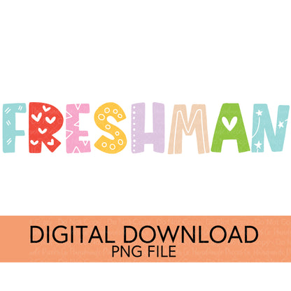 Colorful Teachers, Grades, and School Clubs PNGs - Digital Download