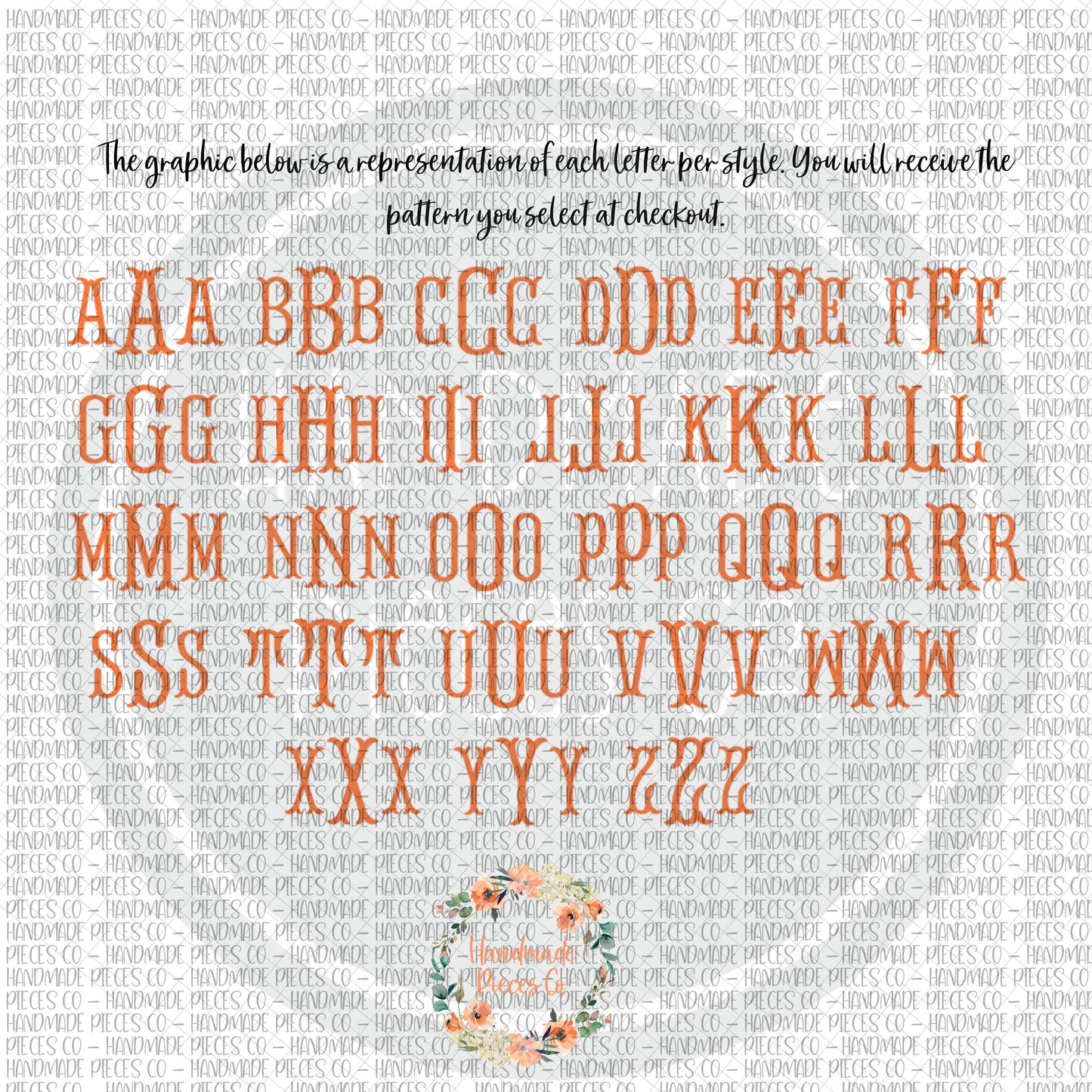 Pink Coquette Bows Monogram - Multiple Styles - Digital Download