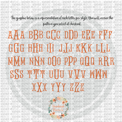 Pink Coquette Bows Monogram - Multiple Styles - Digital Download