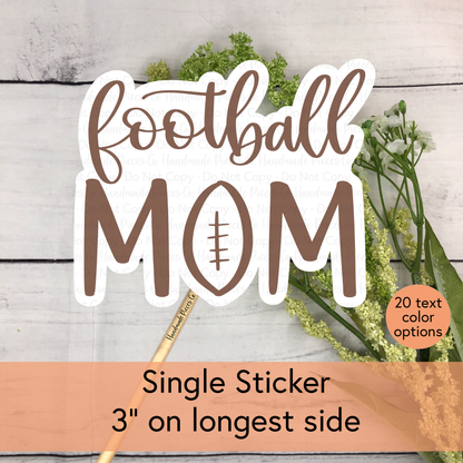 Football Mom - Vinyl Sticker