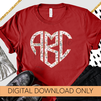 Back to School Monogram - Multiple Styles - Digital Download