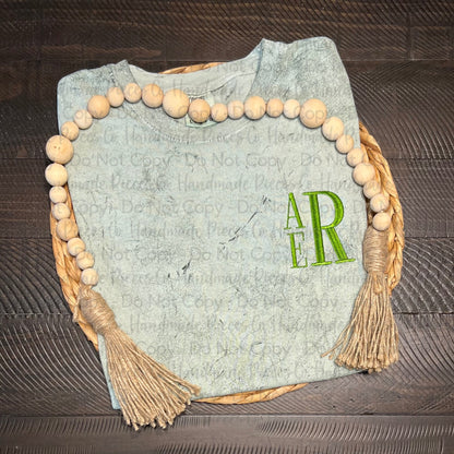 Comfort Colors ColorBlast Monogrammed Embroidered T-Shirt - Adult