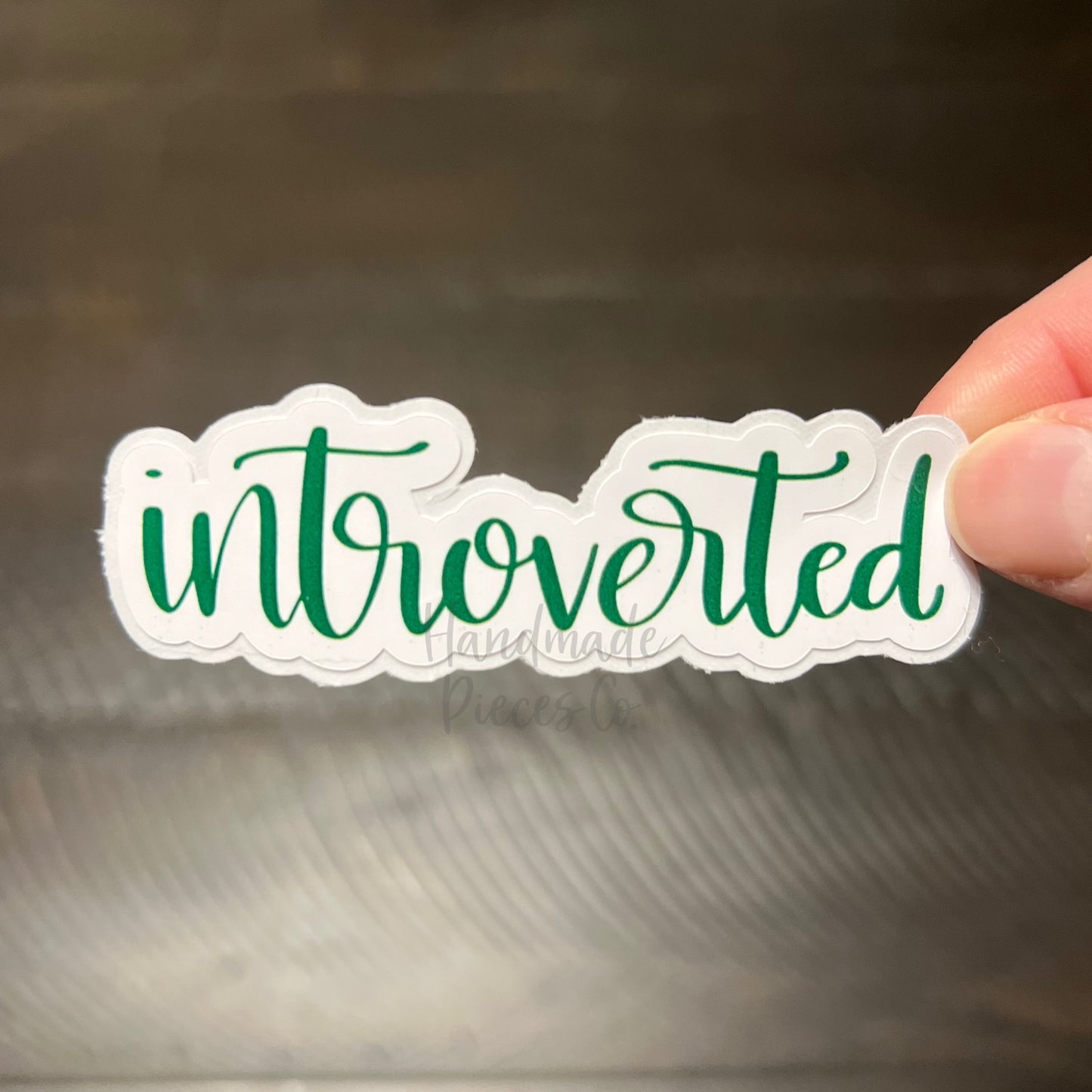 Introverted - Vinyl Sticker