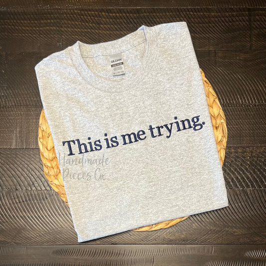 This is me trying Embroidered Garment - Adult