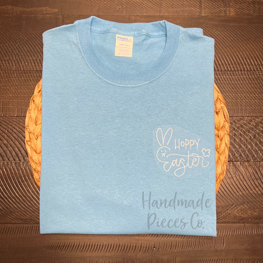 Hoppy Easter Embroidered Garment - Youth/Adult