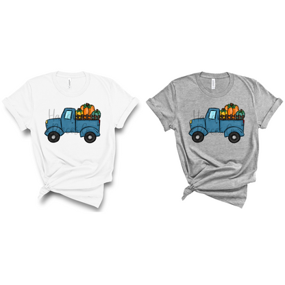 Fall Pumpkin Truck - Sublimation or HTV Transfer