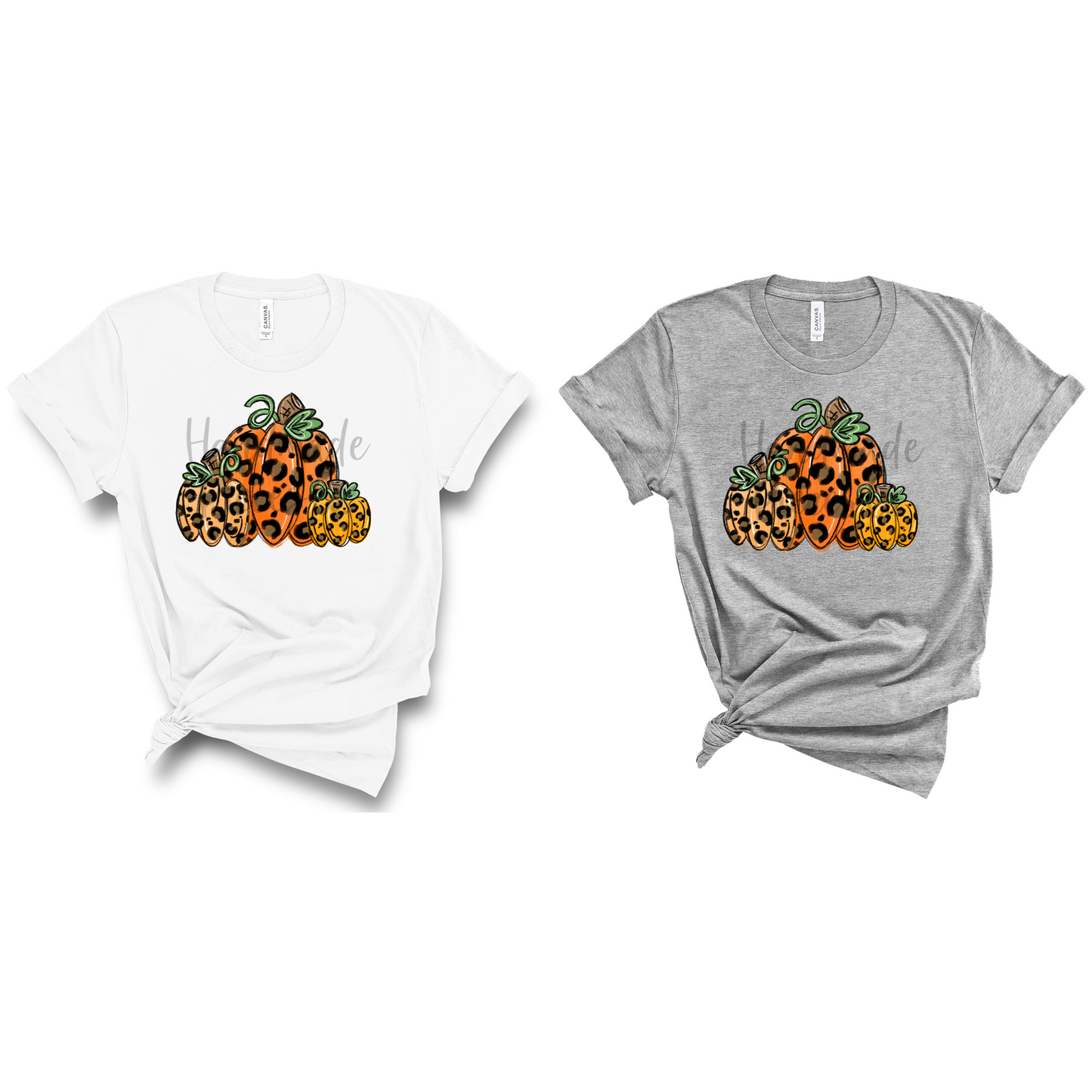 Doodle Pumpkin Trio, Leopard 2 - Sublimation or HTV Transfer
