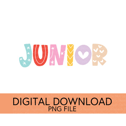 Colorful Teachers, Grades, and School Clubs PNGs - Digital Download