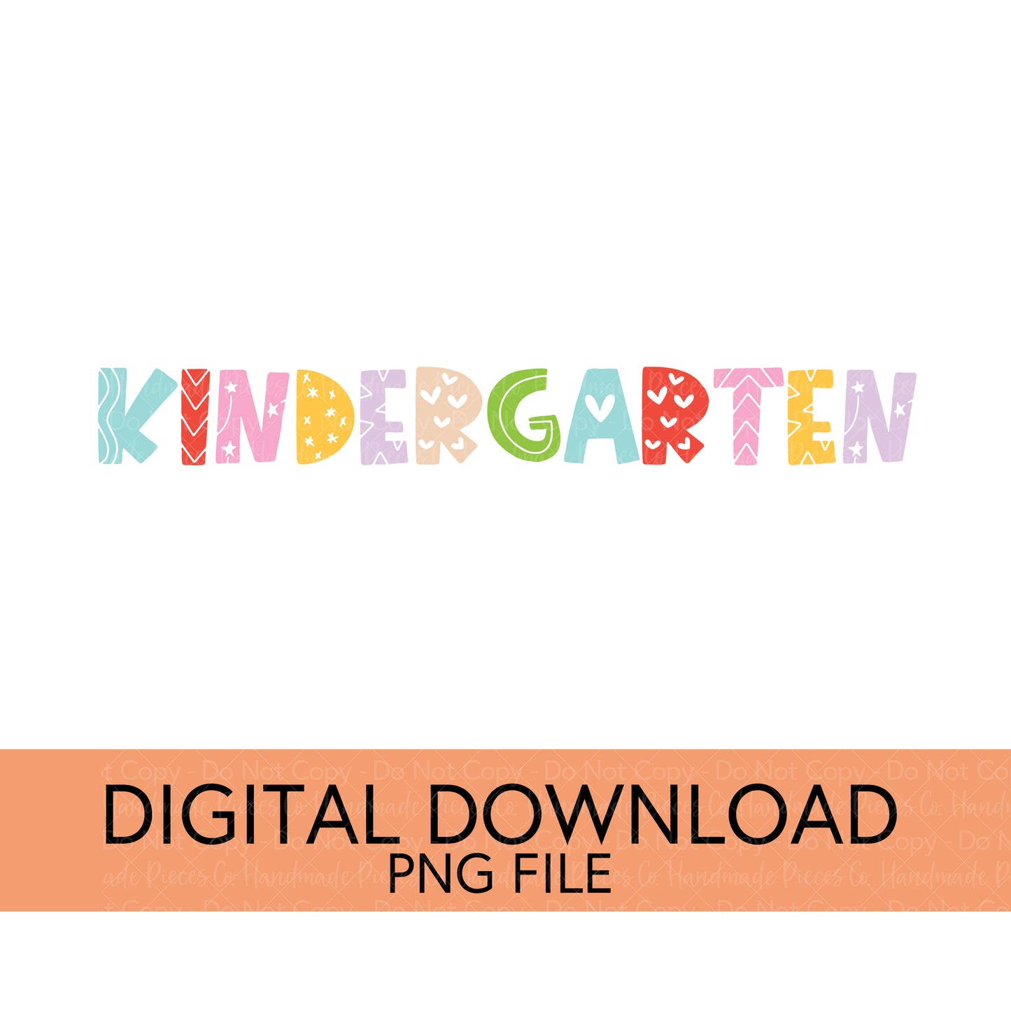Colorful Teachers, Grades, and School Clubs PNGs - Digital Download