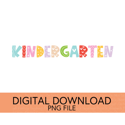 Colorful Teachers, Grades, and School Clubs PNGs - Digital Download