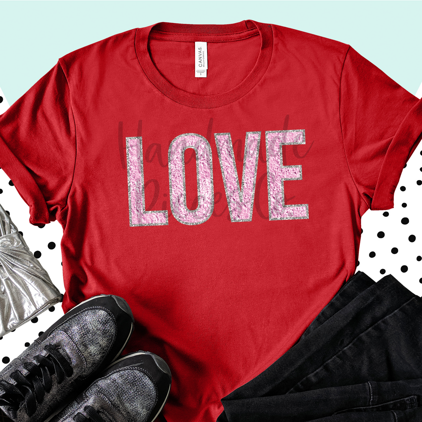 Love, Chenille - Pink - Digital Download