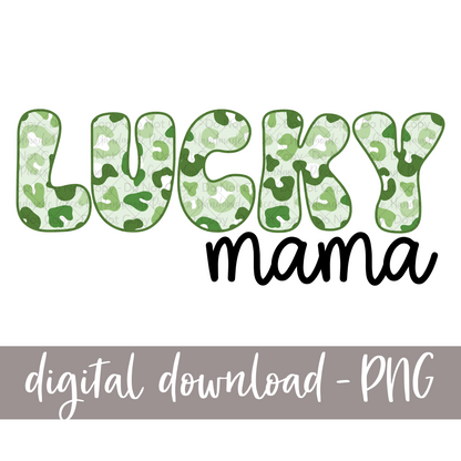 Lucky Mama, Green Leopard - Digital Download