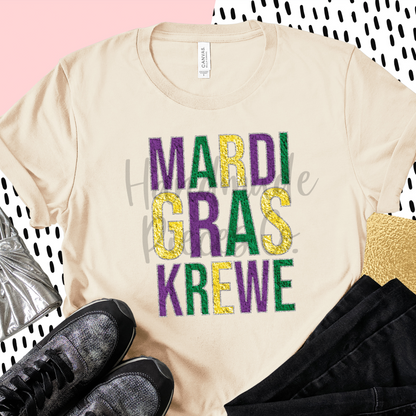 Mardi Gras Krewe, Chenille - Digital Download